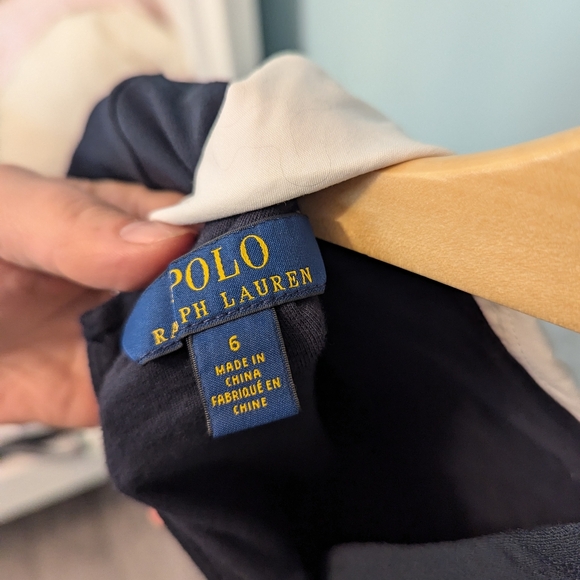 Brand new with tag Girls Ralph Lauren Polo Navy Collared Dress - Picture 7 of 16